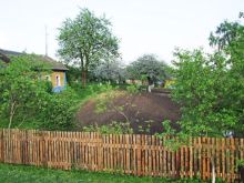 A typical town garden in Mstislavl
